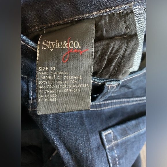 Style & Co Flare Denim Jeans Size Size 14 - Picture 5 of 9